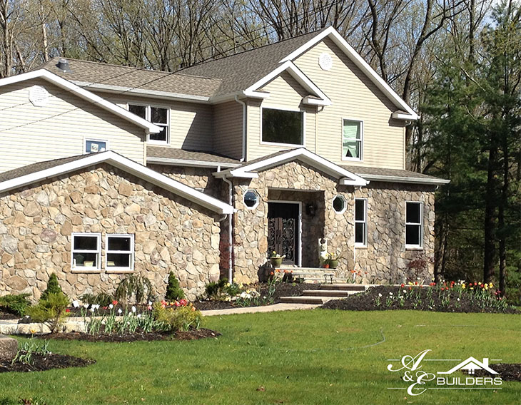 New Residential Stone Siding Installation- Princeton, NJ