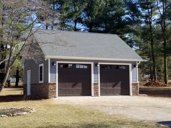luxury vinyl and stone garage in lancaster pa