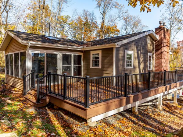 custom home with attached deck in pottstown pa