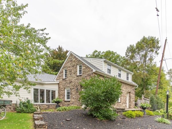 home with sunroom addition