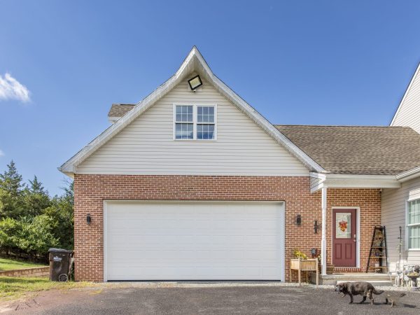 two story 2 car garage