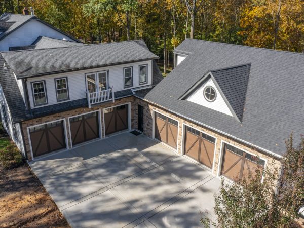 attached 3 car garage