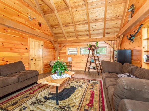 barn interior living room