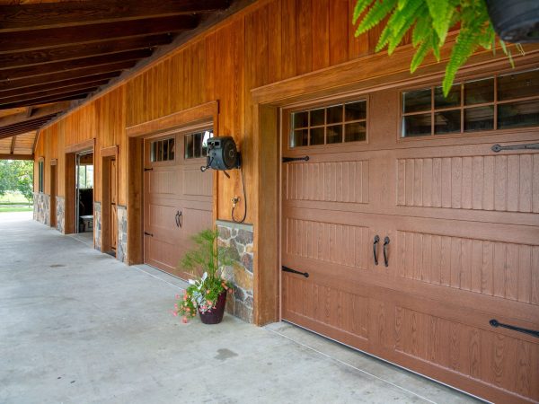 brown garage doors