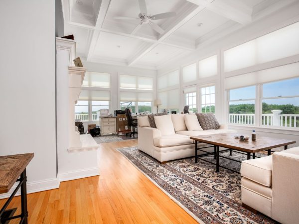 pool house clerestory view