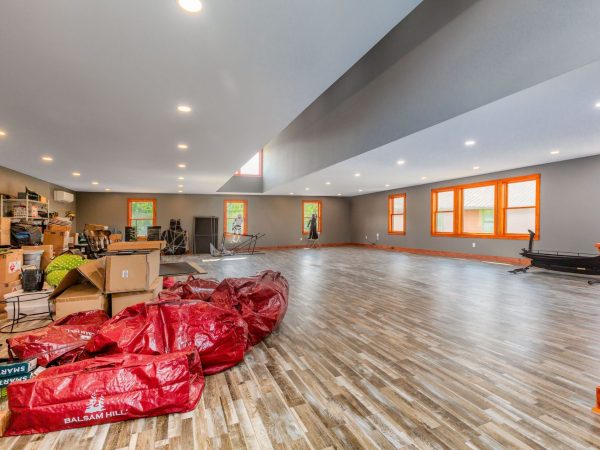 garage interior living space view