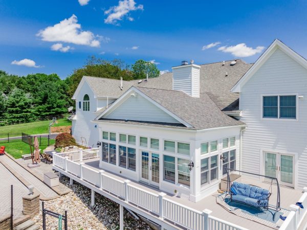 pool house deck construction