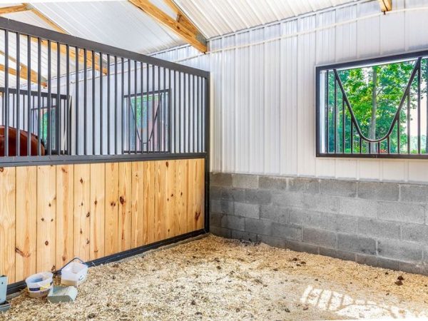 horse stall interior