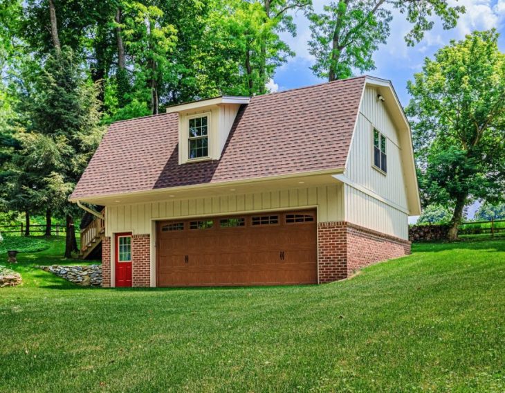 Residential Two Story Garage