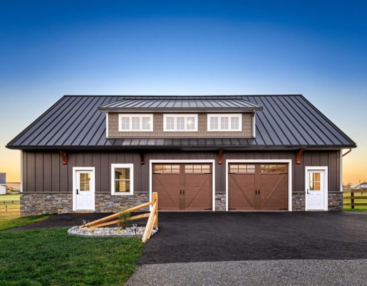 New Construction Garage in Bird in Hand, PA