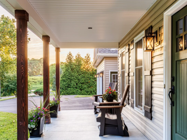 front porch installation